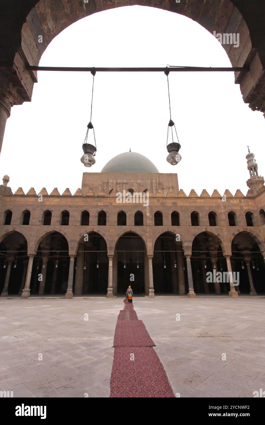 Cortile della moschea Foto Stock