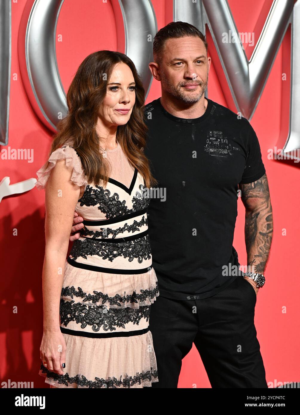 LONDRA, REGNO UNITO. 23 ottobre 2024. Kelly Marcel, Tom Hardy partecipano alla prima inglese di VENOM: The Last dance al BFI IMAX di Londra. (Foto di 李世惠/SEE li/Picture Capital) credito: Vedi li/Picture Capital/Alamy Live News Foto Stock