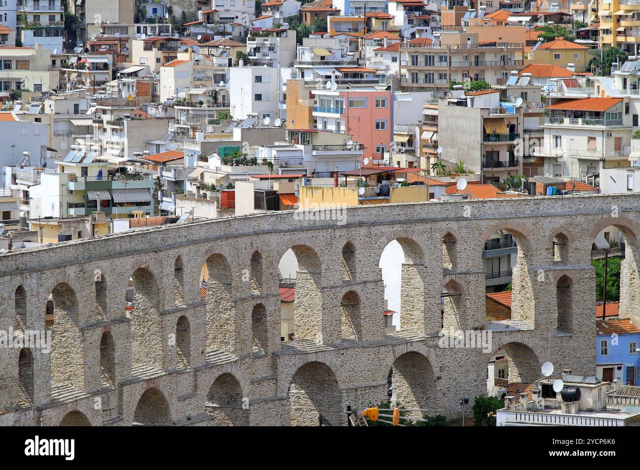 Acquedotto Kavala Foto Stock