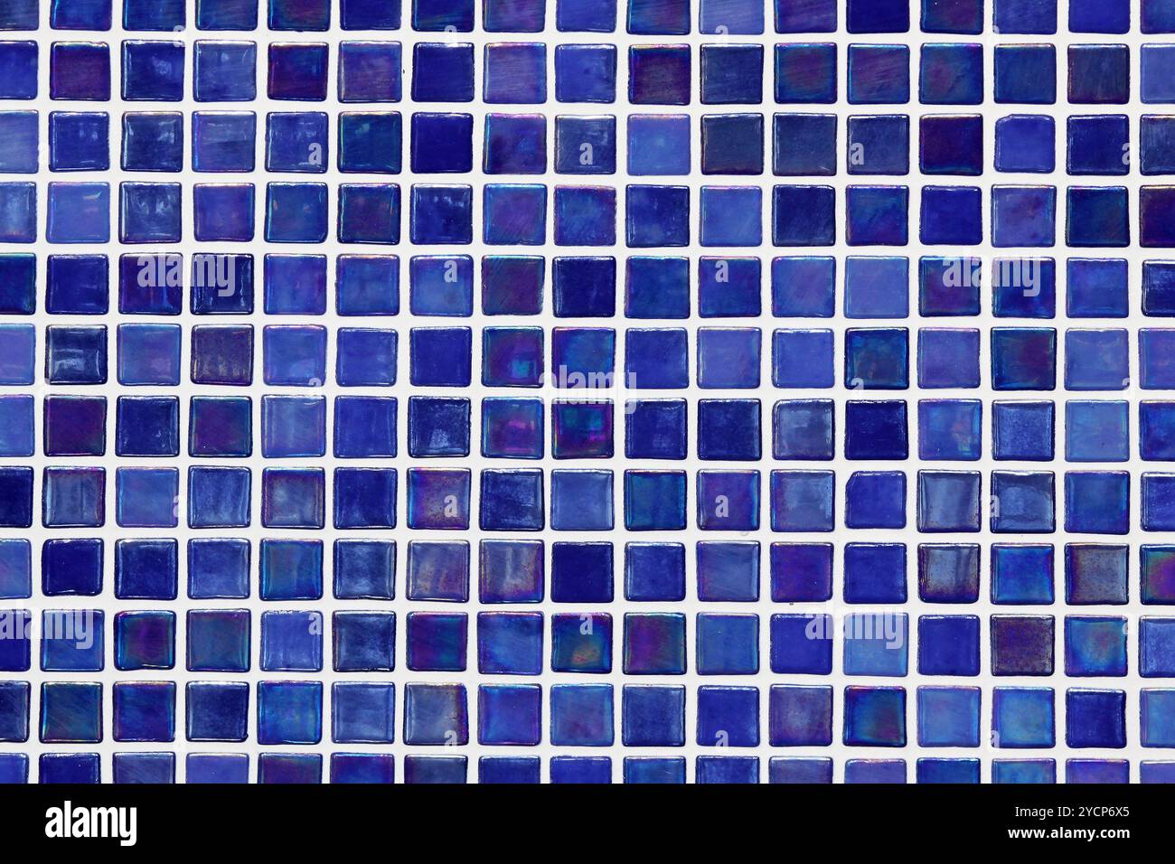 Mosaico blu Foto Stock