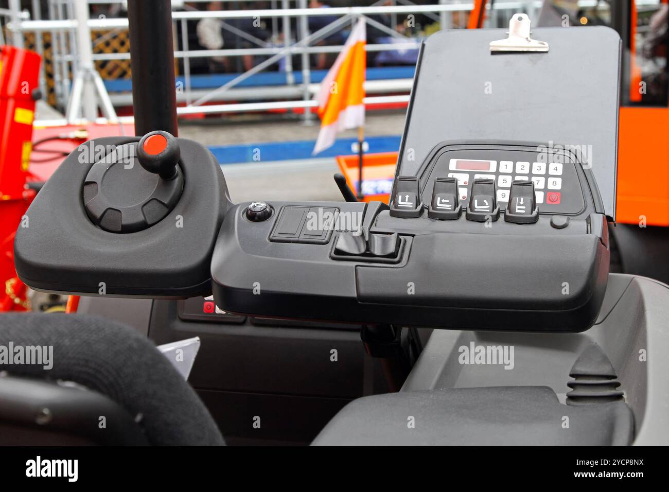 Cruscotto carrello elevatore Foto Stock