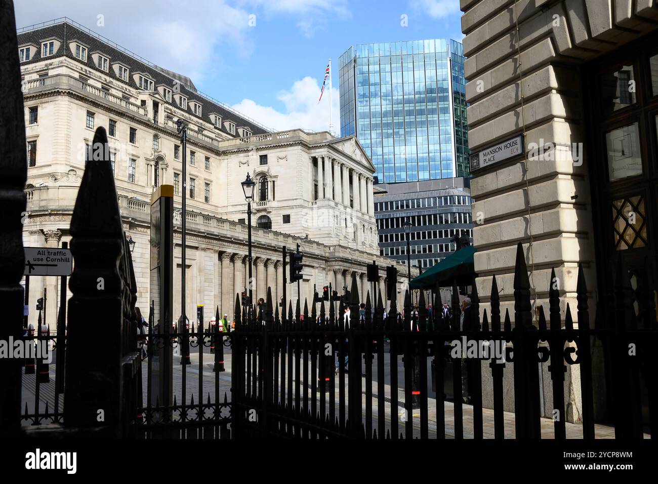 Bank of England, Financial District, Bank, London, Regno Unito Foto Stock