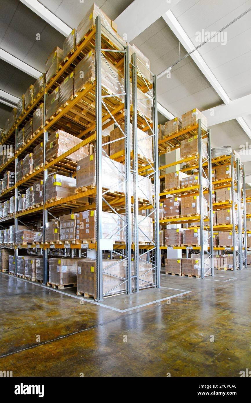Magazzino rack Foto Stock