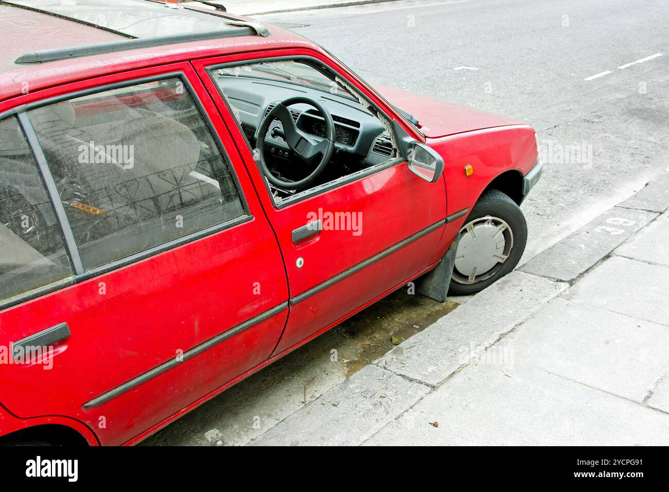 Furto di auto Foto Stock