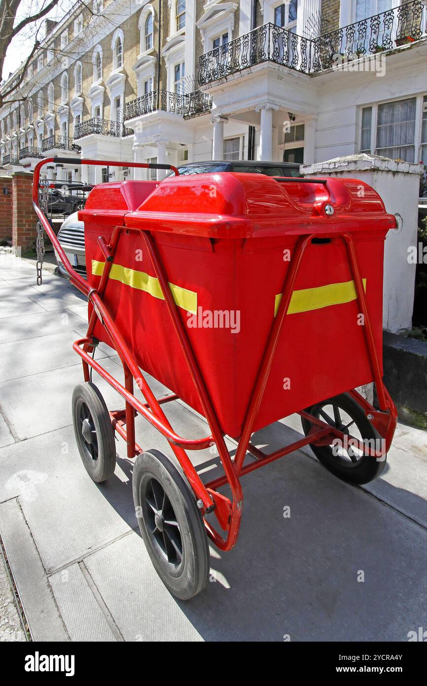 Portalettere carrello Foto Stock