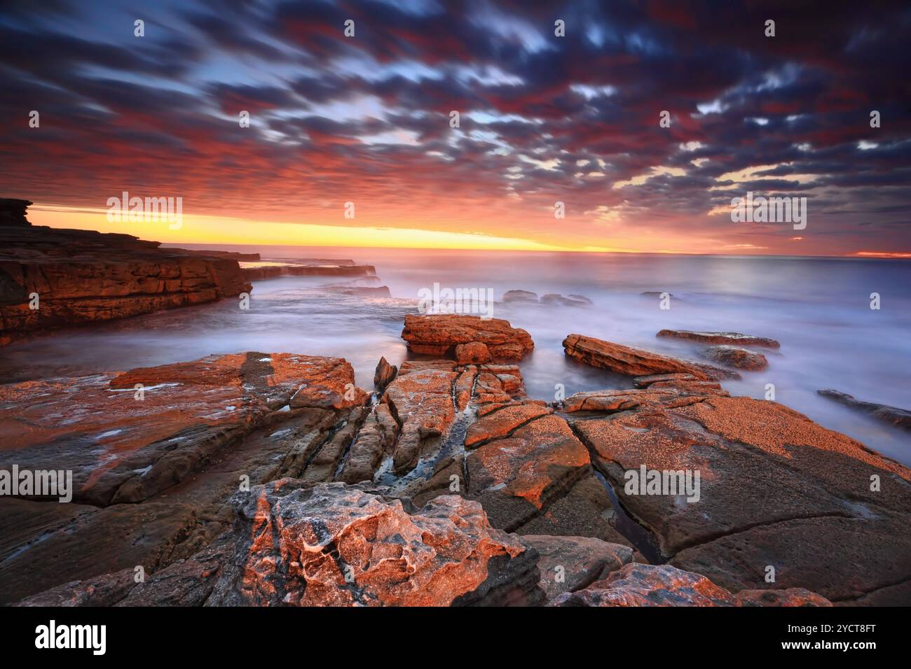 Splendida alba a Maroubra Foto Stock