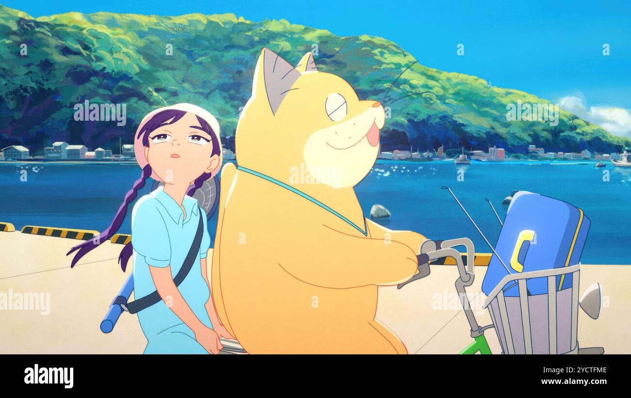 GHOST CAT ANZU (2024) - titolo originale: BAKENEKO ANZU-CHAN, diretto da NOBUHIRO YAMASHITA e YOKO KUNO. Crediti: Shin-ei Animation / Miyu / album Foto Stock