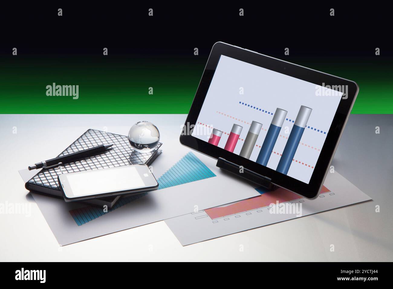 Smartphone e Tablet Foto Stock