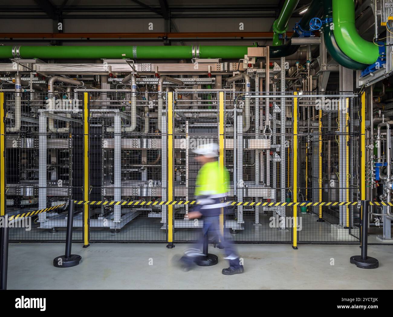 Oberhausen, Renania settentrionale-Vestfalia, Germania - idrogeno verde presso Air liquide, produzione di idrogeno presso il parco chimico OQ Chemicals. TRAILBLAZER, un 20 Foto Stock