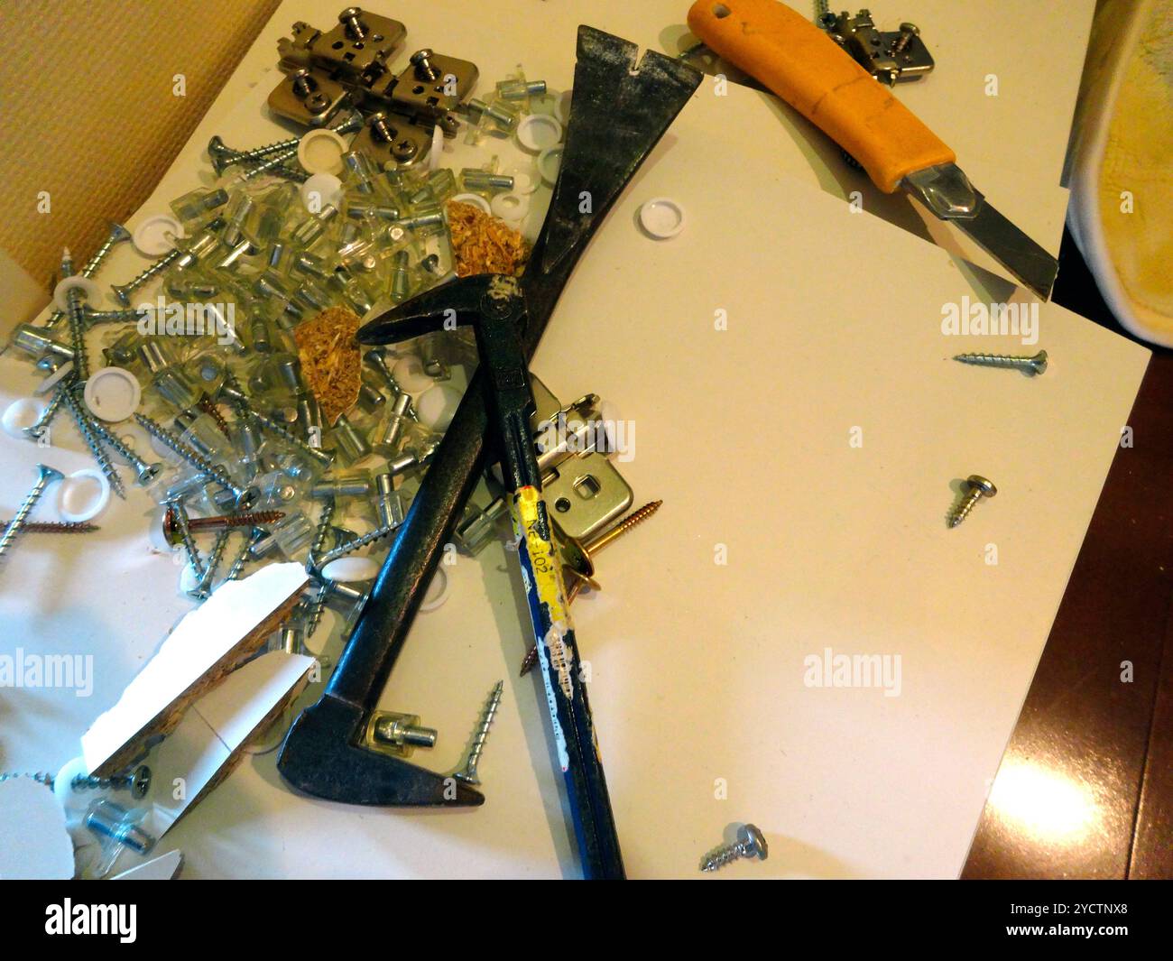 Estrattore chiodi e vite per legno Foto Stock