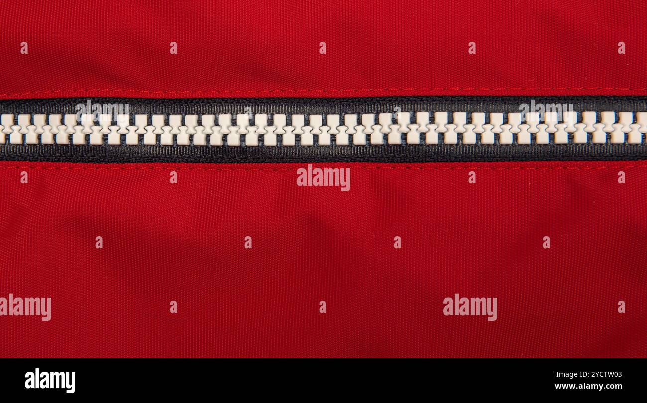 Chiudere la cerniera Foto Stock