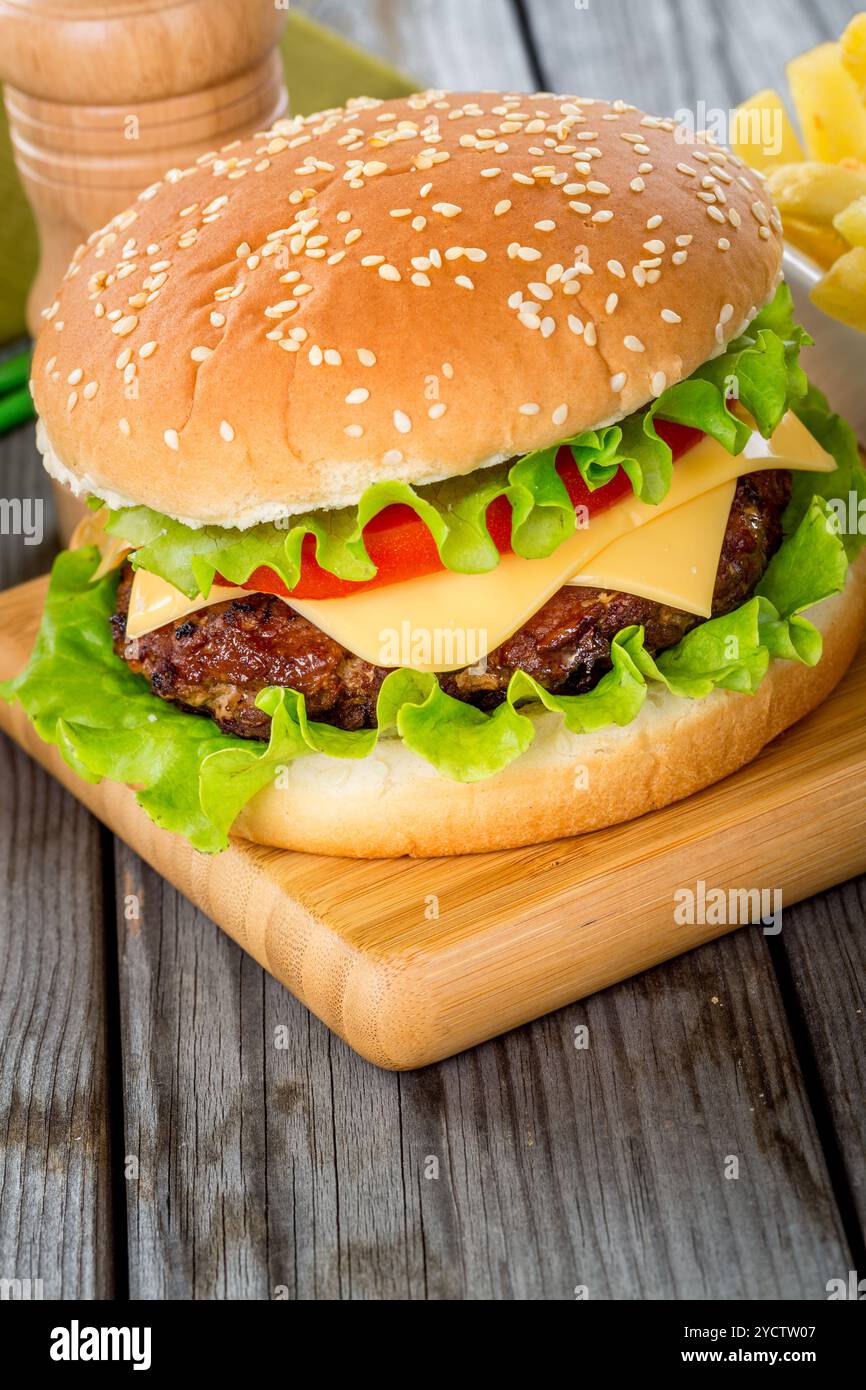 Burger Foto Stock