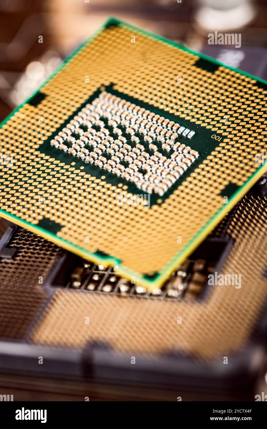 Processore e scheda madre moderni Foto Stock