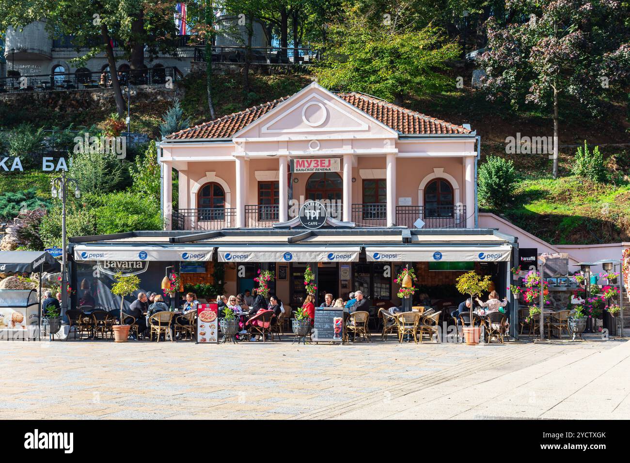 Museo dei trattamenti termali a Vrnjačka Banja, Serbia. Foto Stock