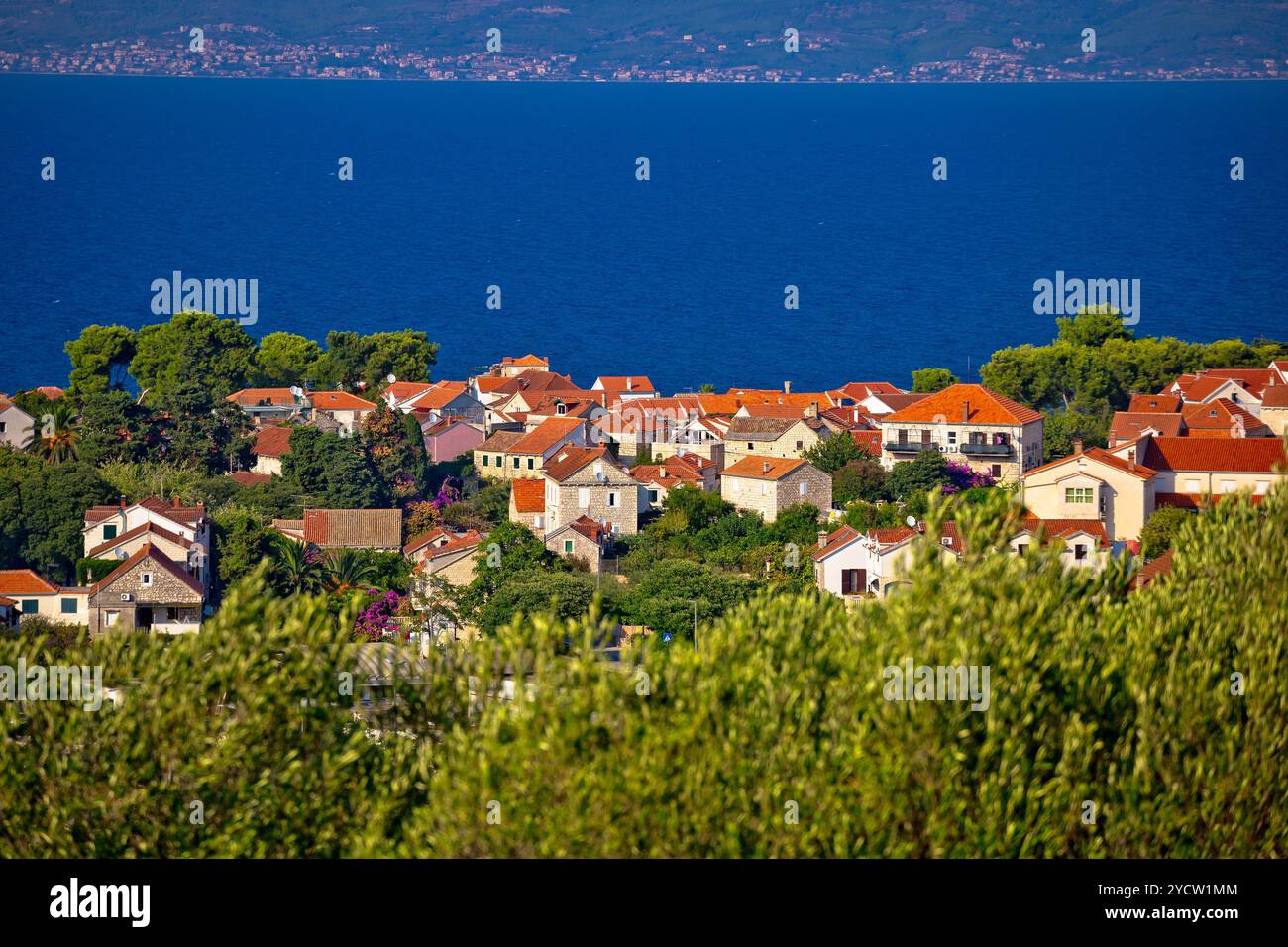 Città di Sutivan coast view Foto Stock