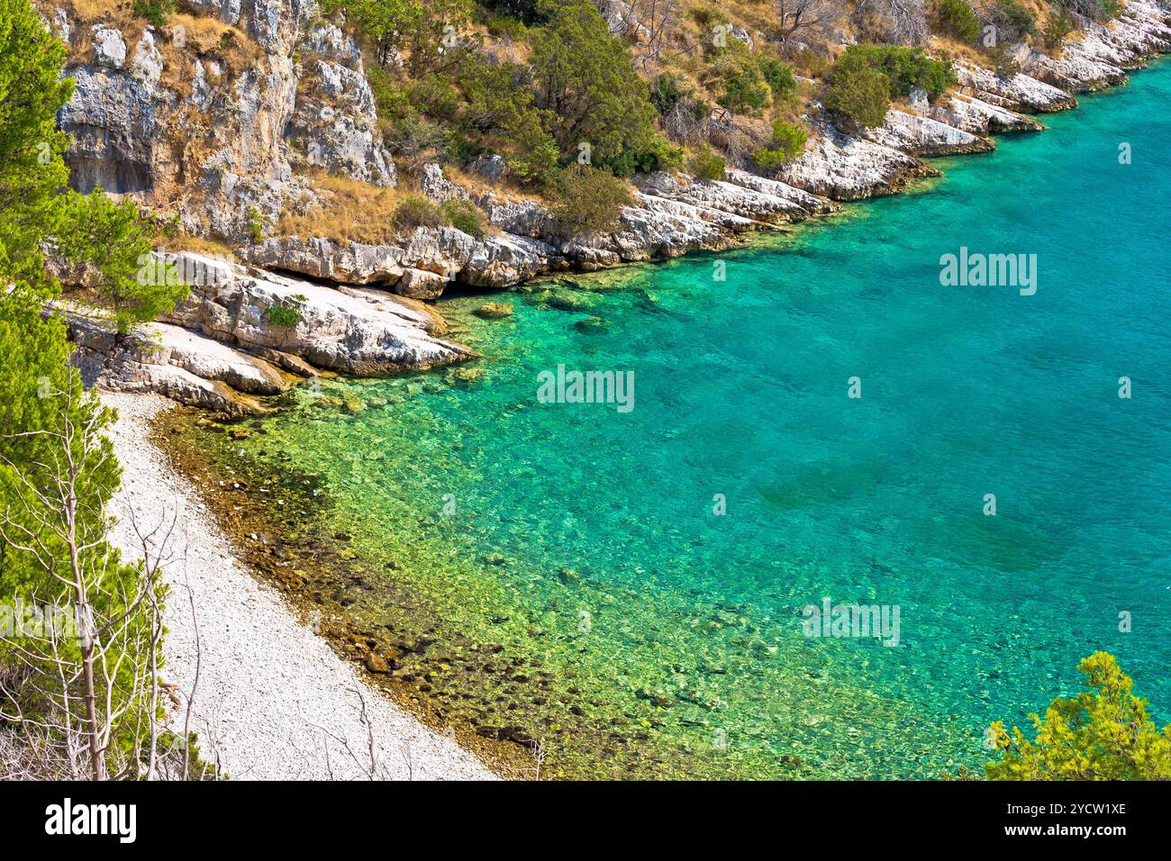 New Scenic 5 posti spiaggia di Isola di Brac Foto Stock
