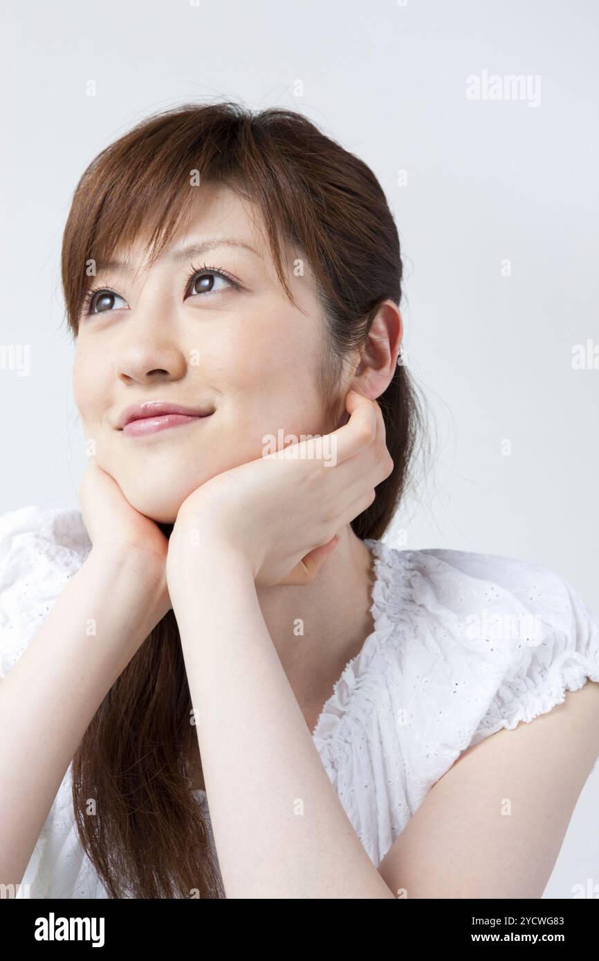 Ritratto femminile Foto Stock