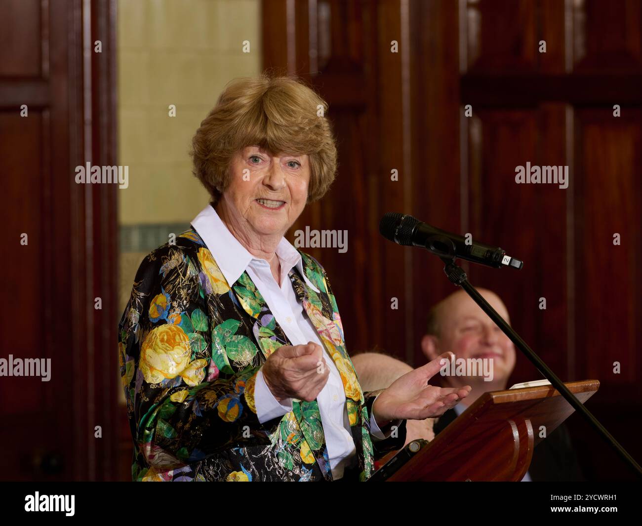 PAM Ayres all'Oldie Magazine Literary Lunch 22/10/24 Foto Stock