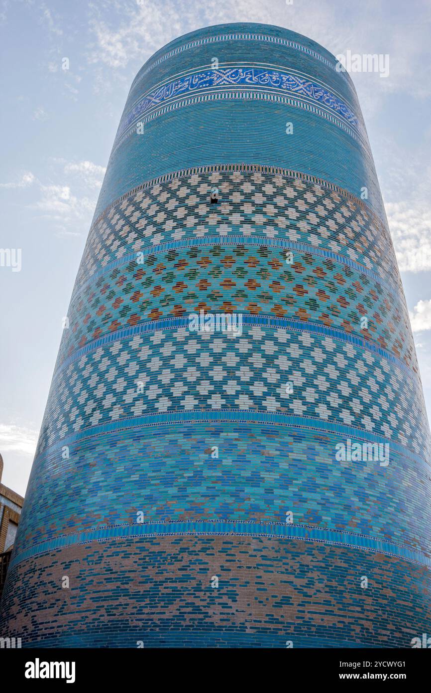 Minareto Islam Khoja, Khiva Foto Stock