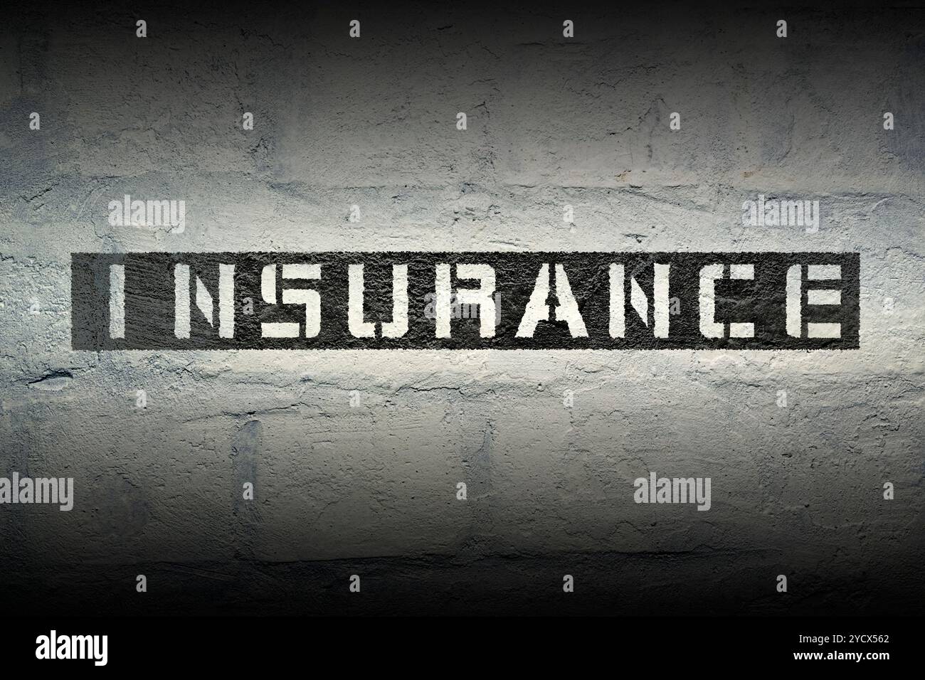 Assicurazione parola gr Foto Stock