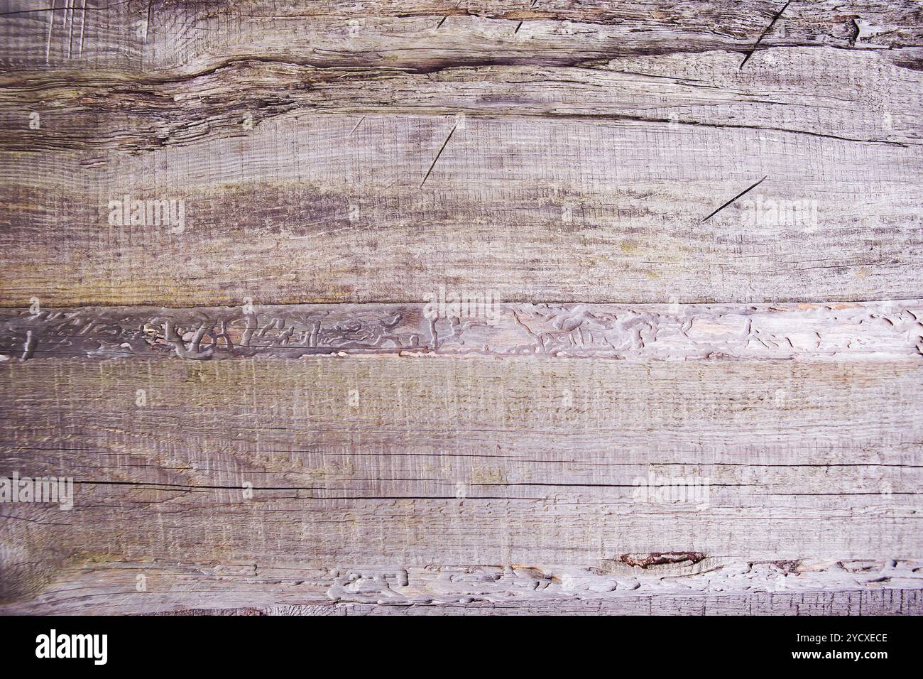 Molto vecchio texture di legno, falegnameria, parete decorativa Foto Stock