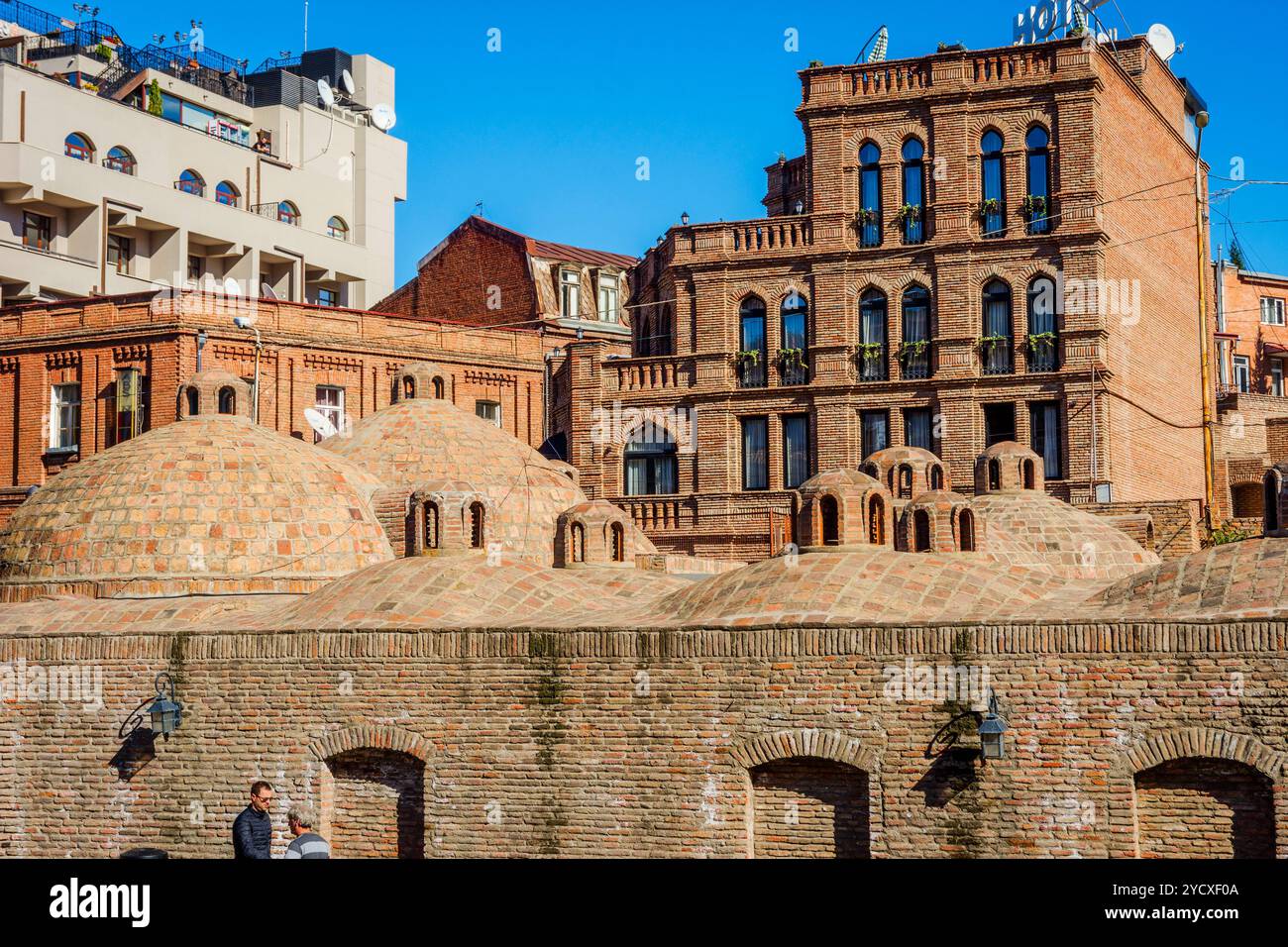 Bagno di zolfo, Tbilisi, Georgia Foto Stock