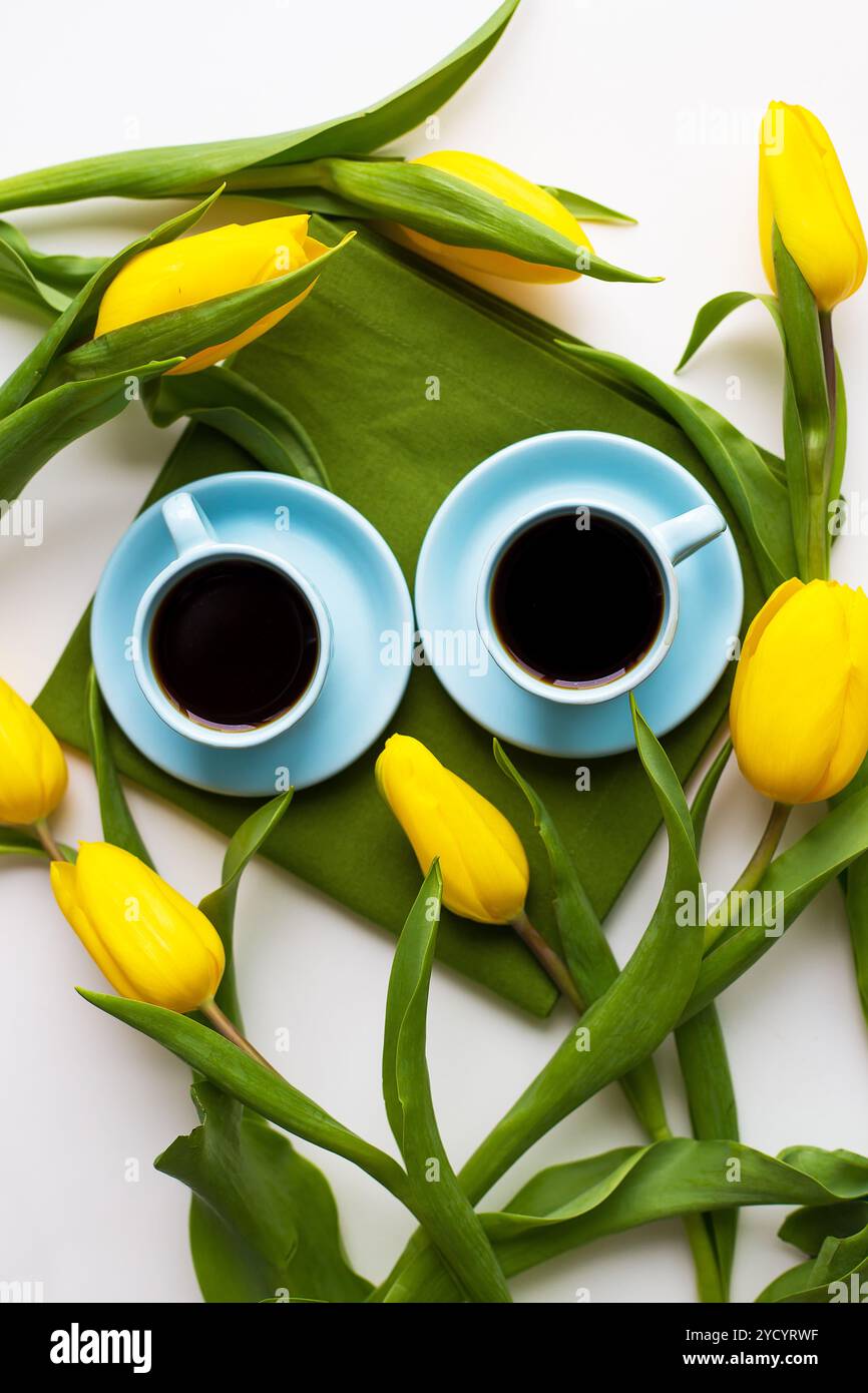 Caffè appena preparato Foto Stock