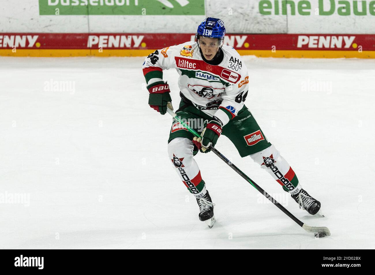 Konrad Fiedler (Augsburger Panther, 34) Penny DEL: D?sseldorfer EG - Augsburger Panther; D?sseldorf, PSD Bank Dome; 24.10.2024 Foto Stock