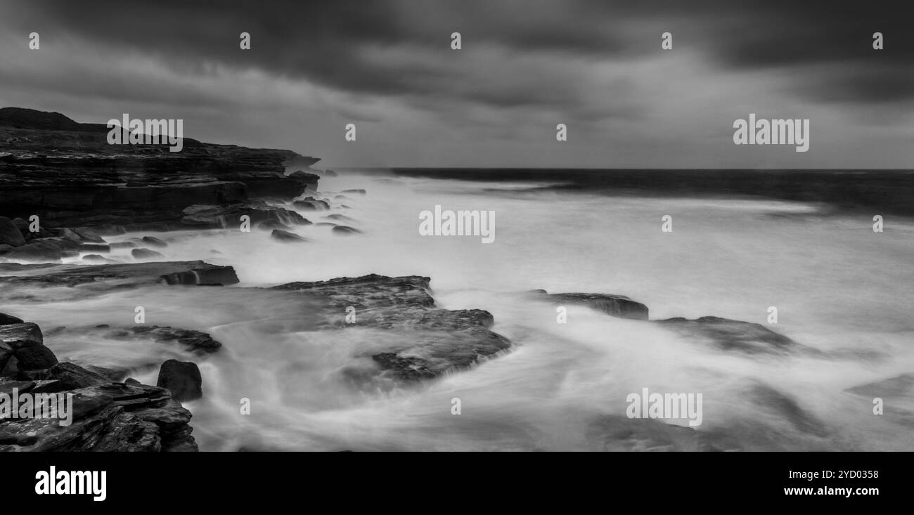 Cape Banks Panorama grandi e pesanti gonfie Foto Stock