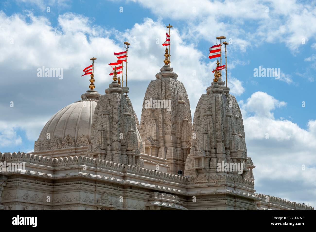 BAPS Shri Swaminarayan Mandir, Londra, Regno Unito Foto Stock