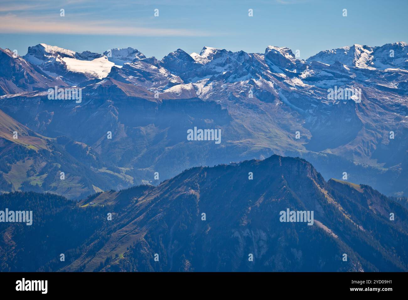 Alpi in Svizzera vicino al monte Pilatus Foto Stock