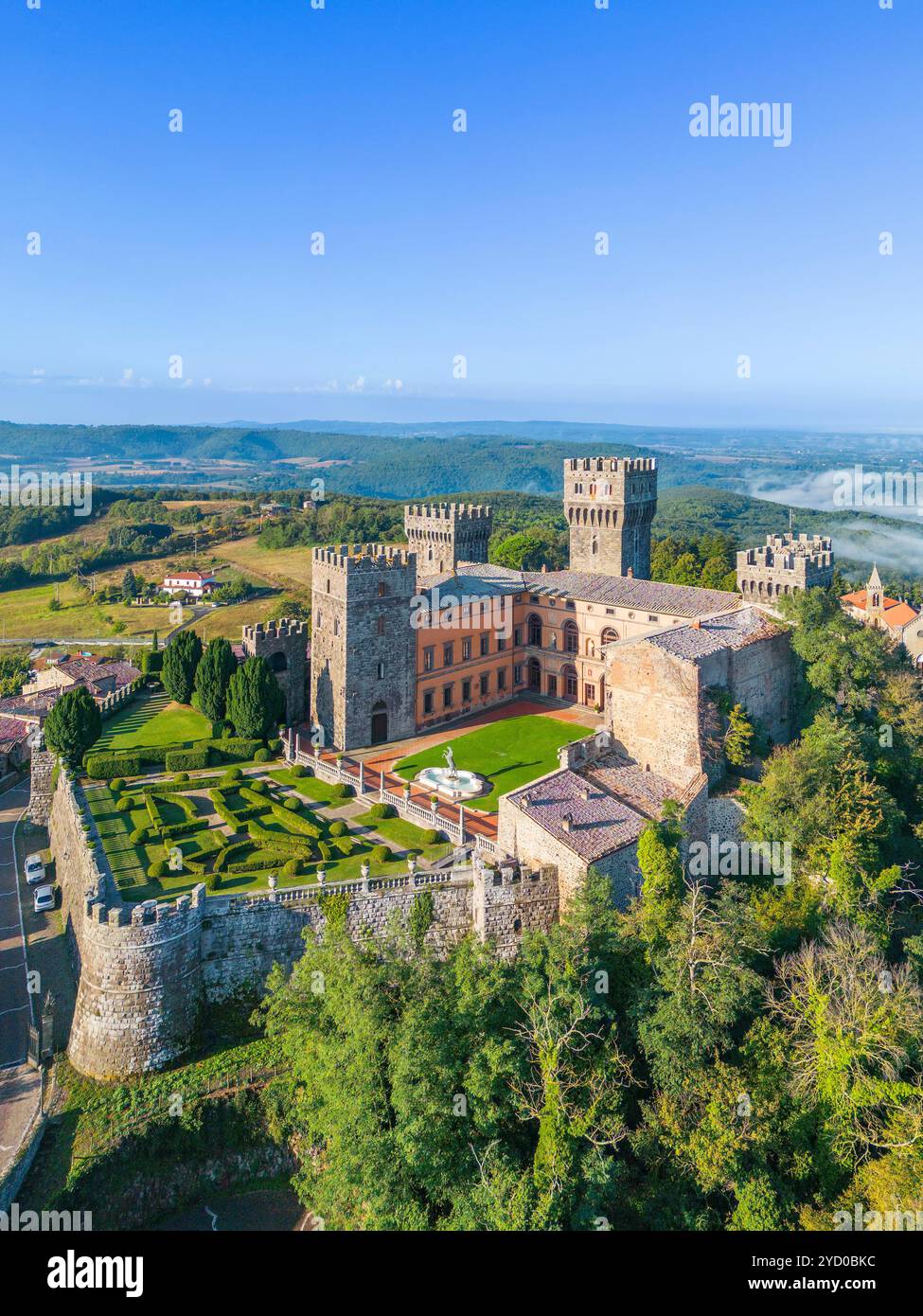 Torre Alfina, Virerbo, Lazio, Italia Foto Stock