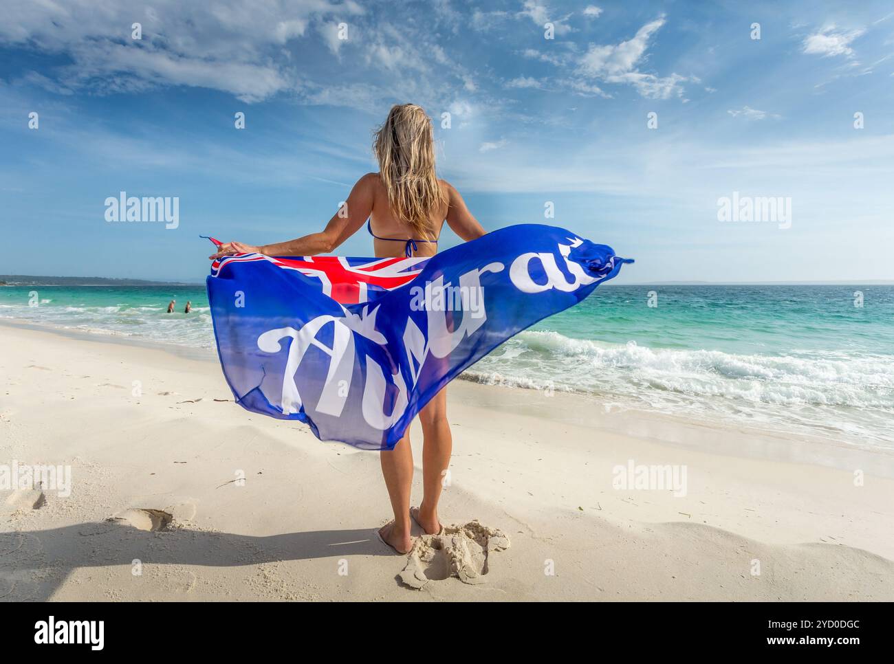 Festeggiamenti per l'Australia Day o turismo di viaggio australiano Foto Stock