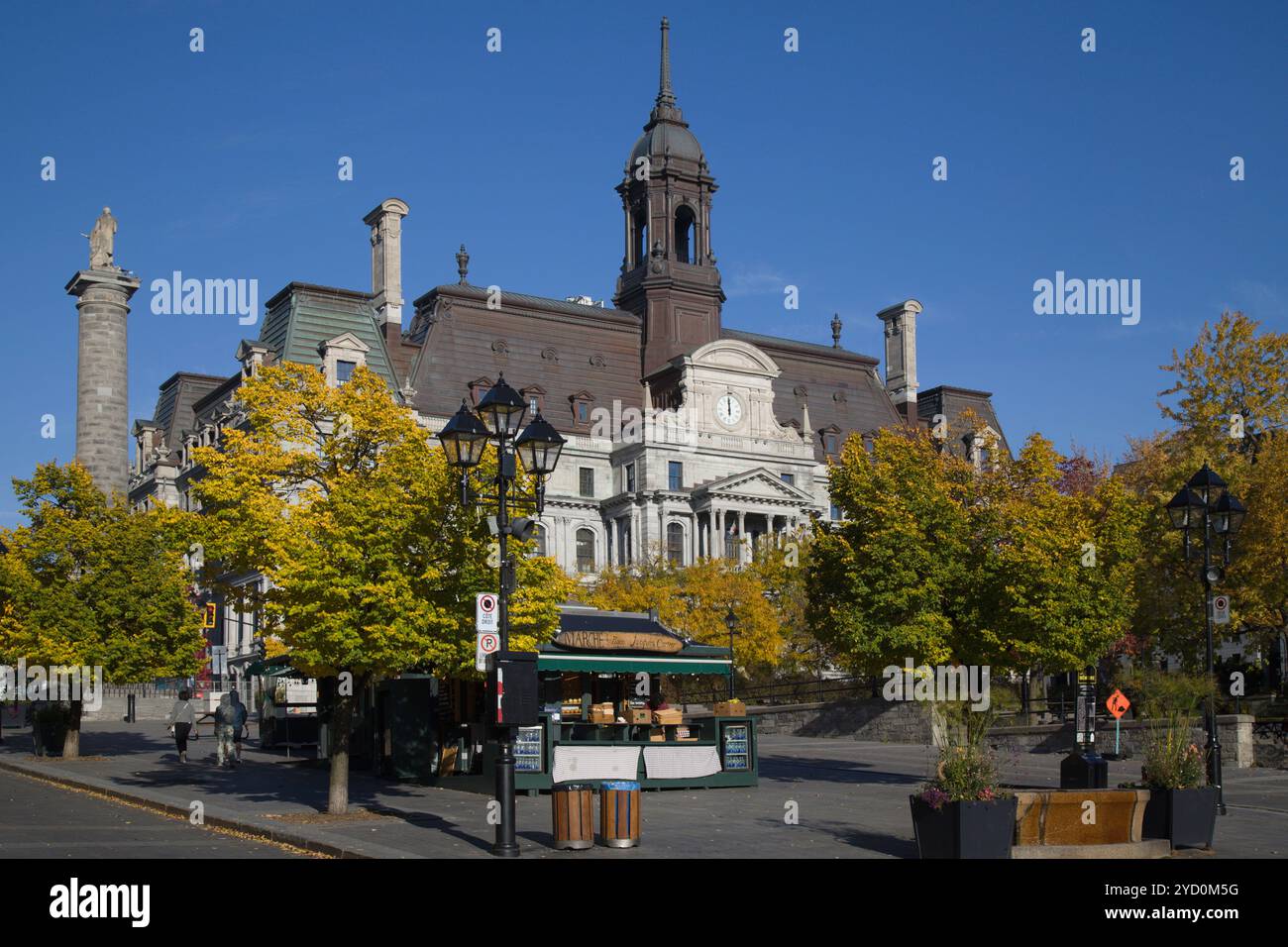 Canada, Quebec, Montreal, Place Jacques Cartier, Municipio, Foto Stock
