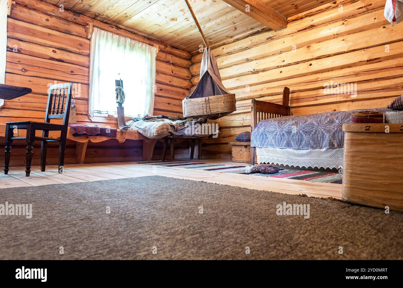 Interno del museo Alexander Suvorov nella tenuta del museo Foto Stock