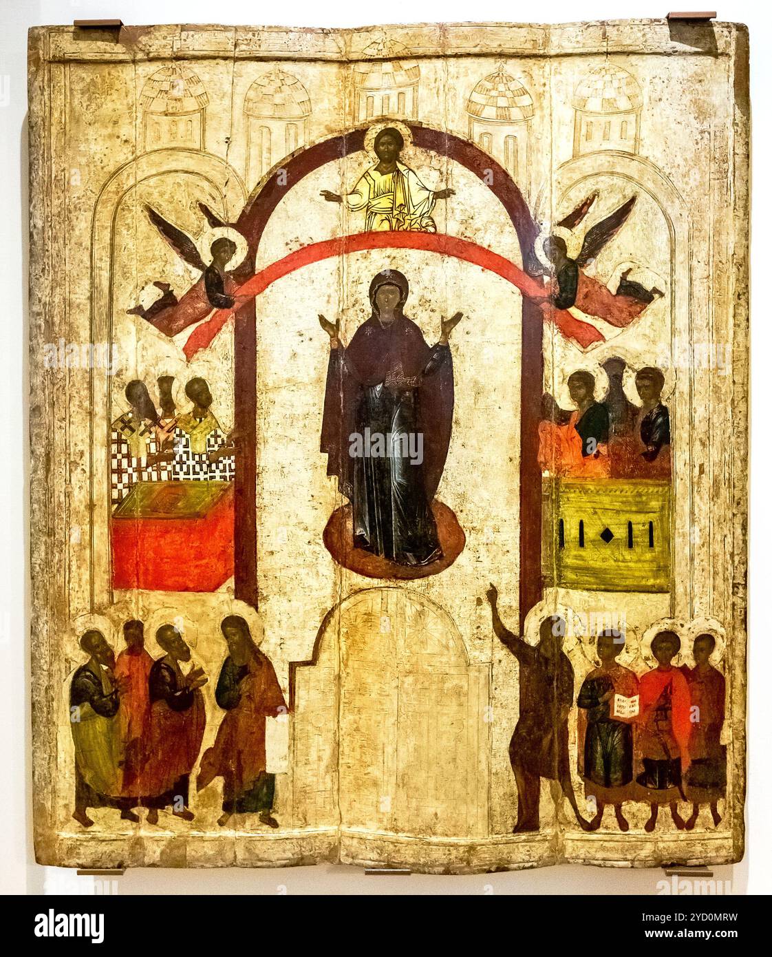 La protezione della Vergine, XIV secolo Foto Stock