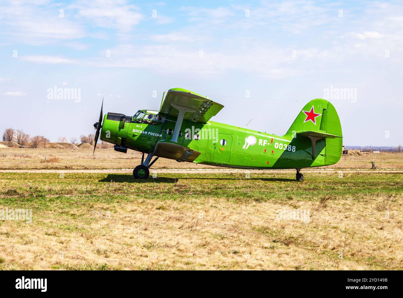 Antonov An-2 un biplano monomotore prodotto in serie dall'Unione Sovietica Foto Stock