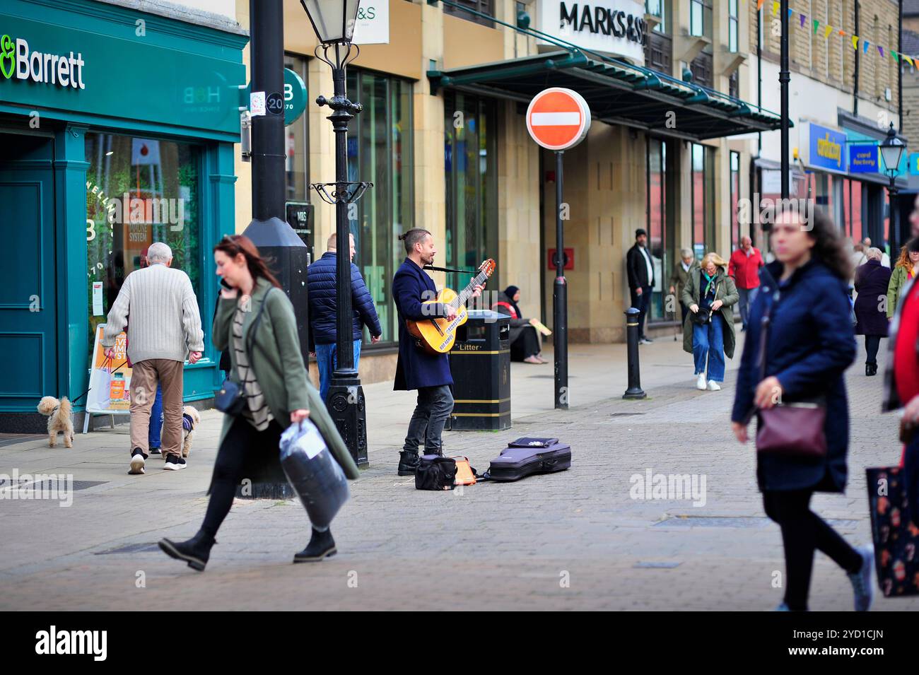 Cambridge Street, Harrogate, North Yorkshire, Inghilterra Foto Stock