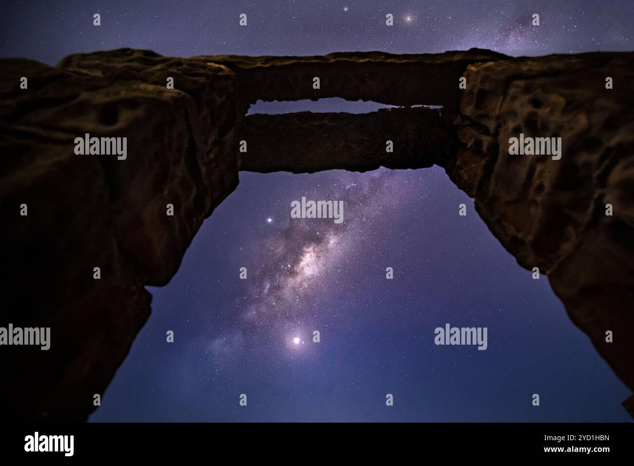 Diamanti nel cielo sopra Diamond Bay Foto Stock