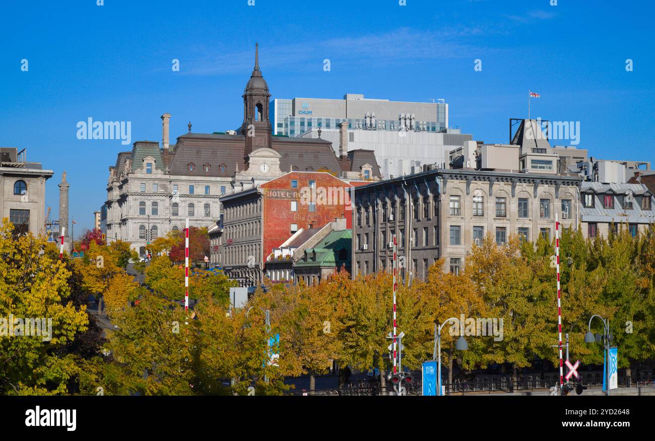 Canada, Quebec, Montreal, Place Jacques Cartier, Municipio, Foto Stock
