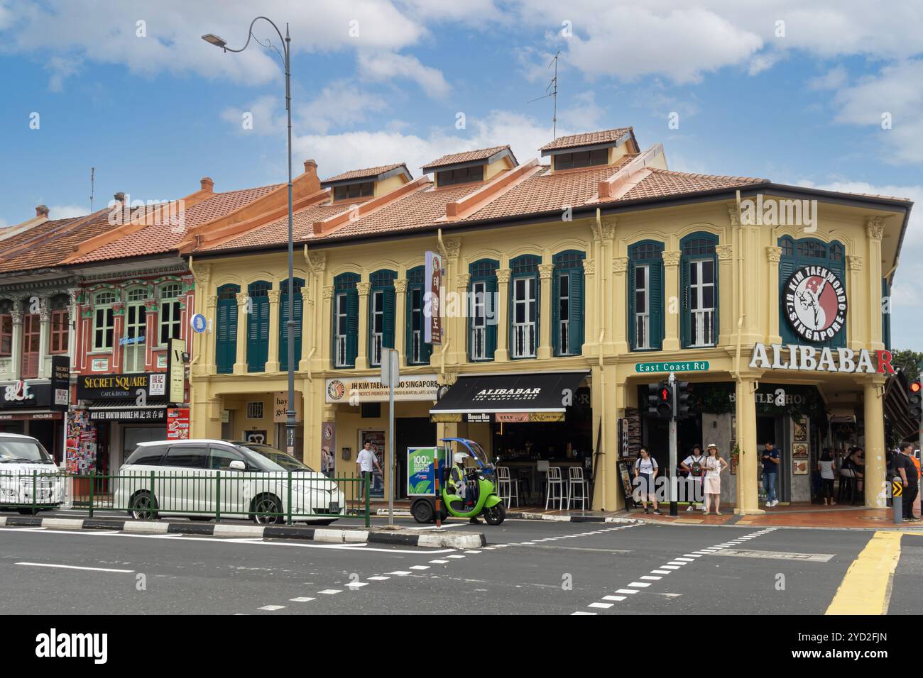 AlibabaR Hawker Bar East Coast Road Singapore Foto Stock