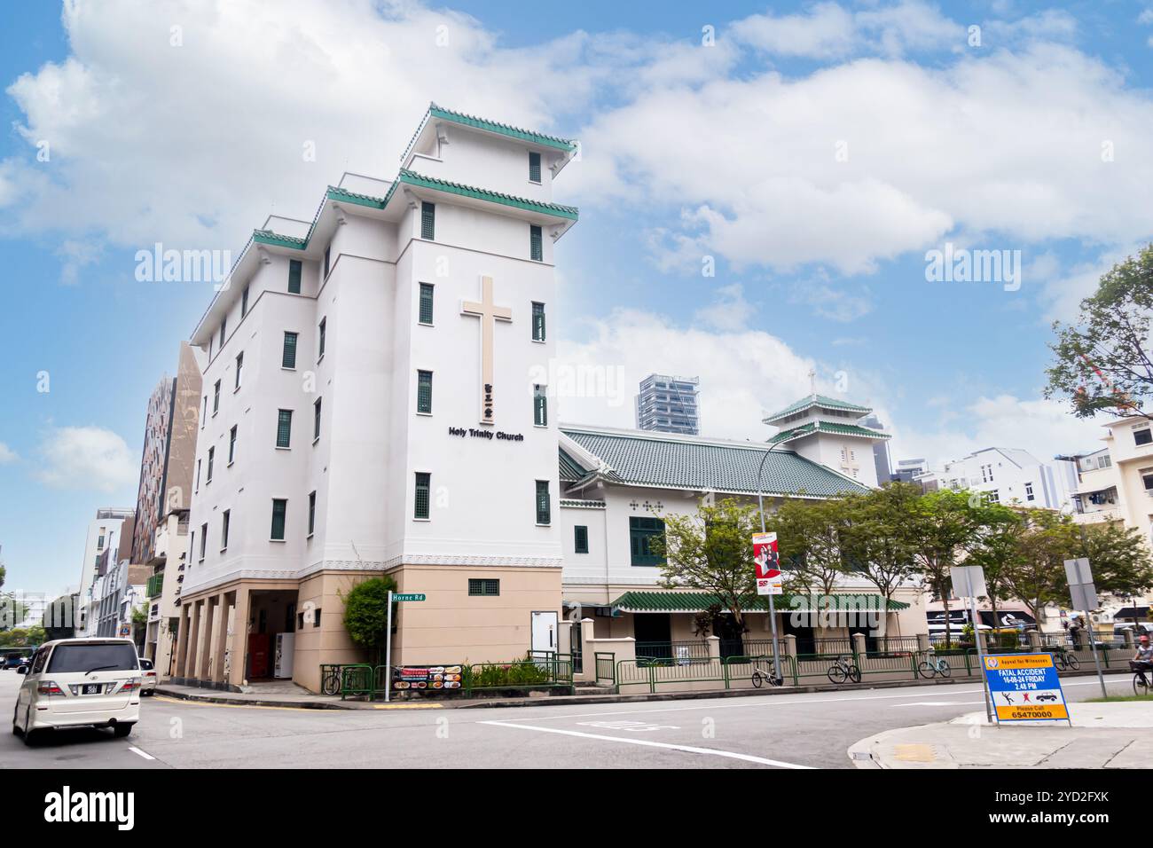 Chiesa cattolica della Santa Trinità Singapore Foto Stock