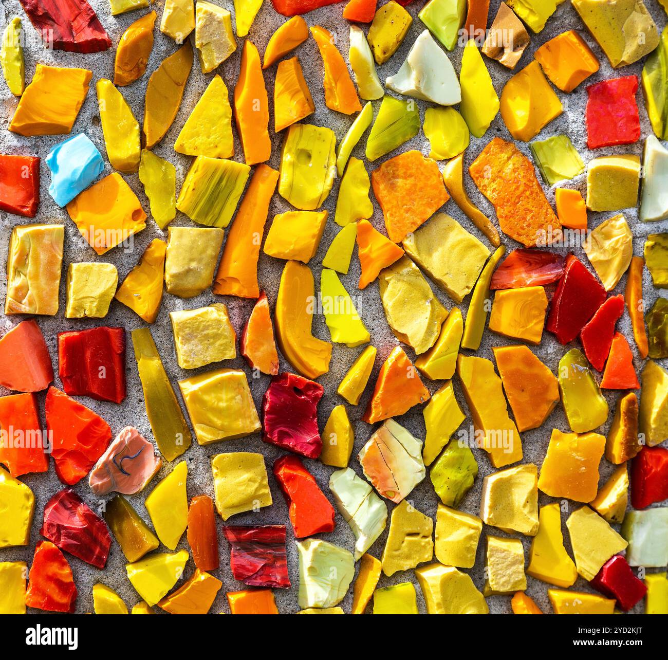 Texture a mosaico colorato come sfondo creativo Foto Stock