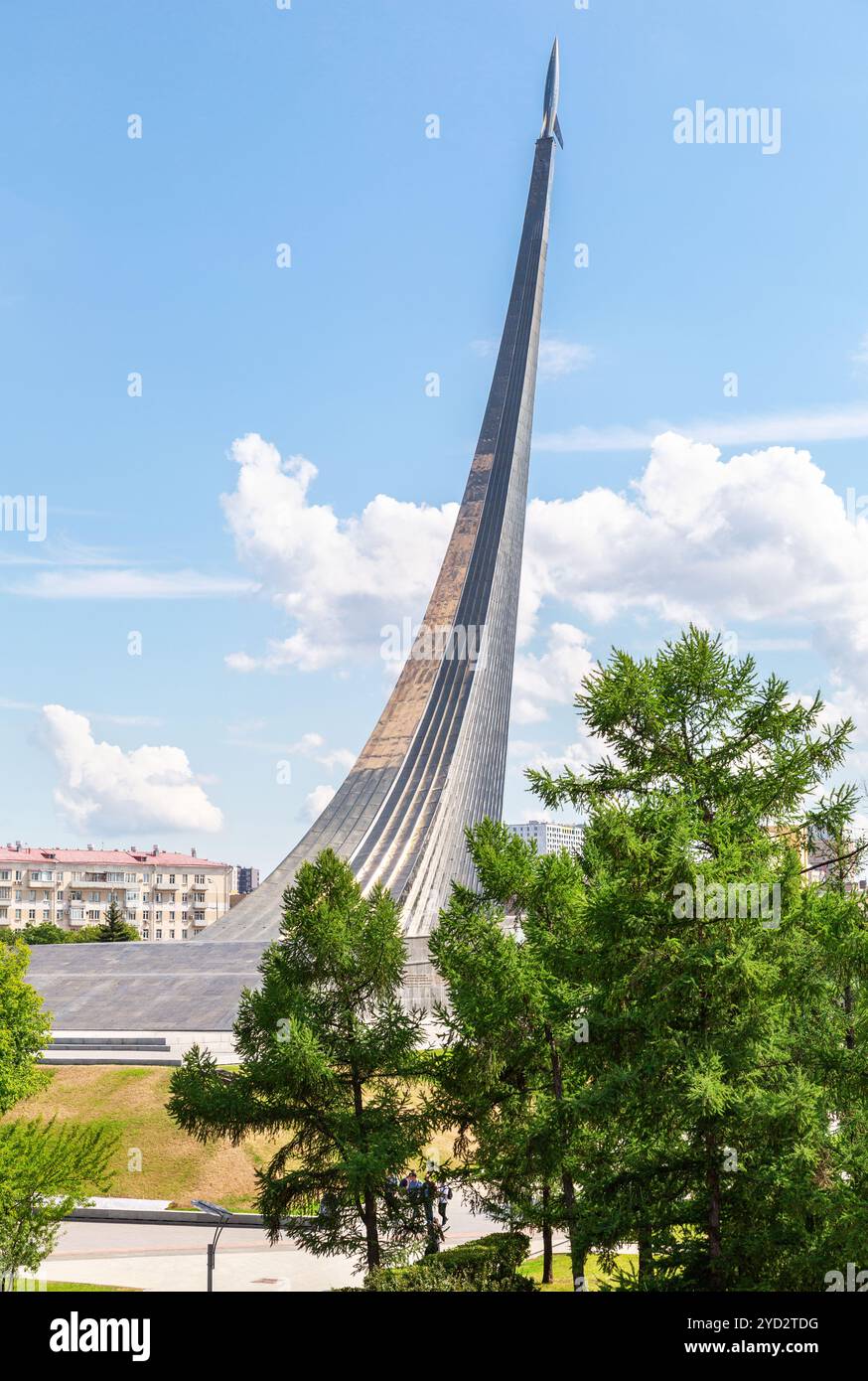 Monumento ai conquistatori dello spazio, museo della cosmonautica Foto Stock