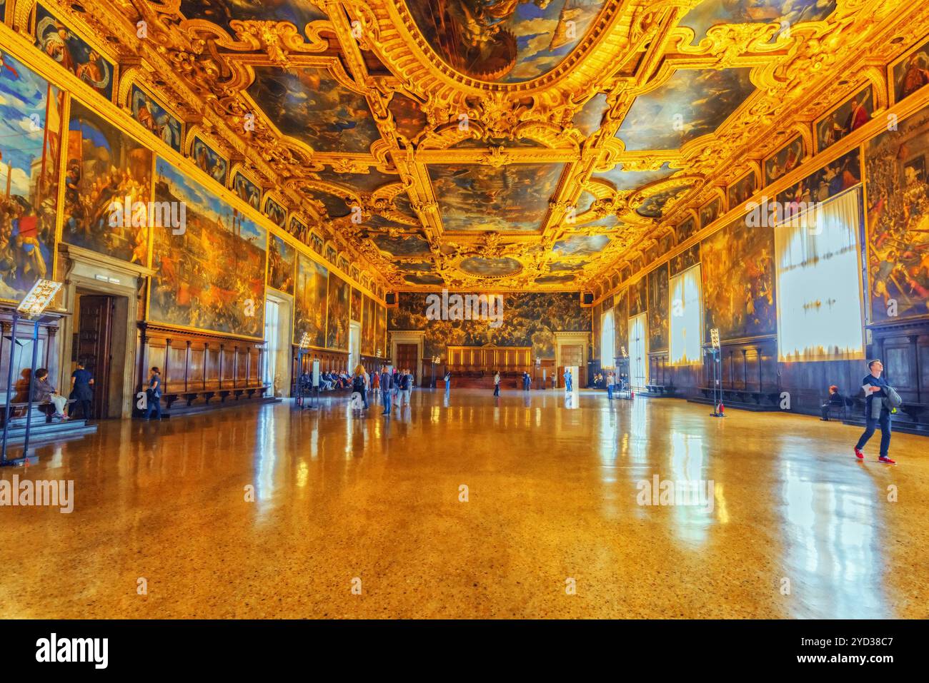 Venezia, Italia - 12 Maggio 2017 : Vista interna di apartament Cattedrale di San Marco (Basilica di San Marco) con una bella decorazione di chamb interna Foto Stock