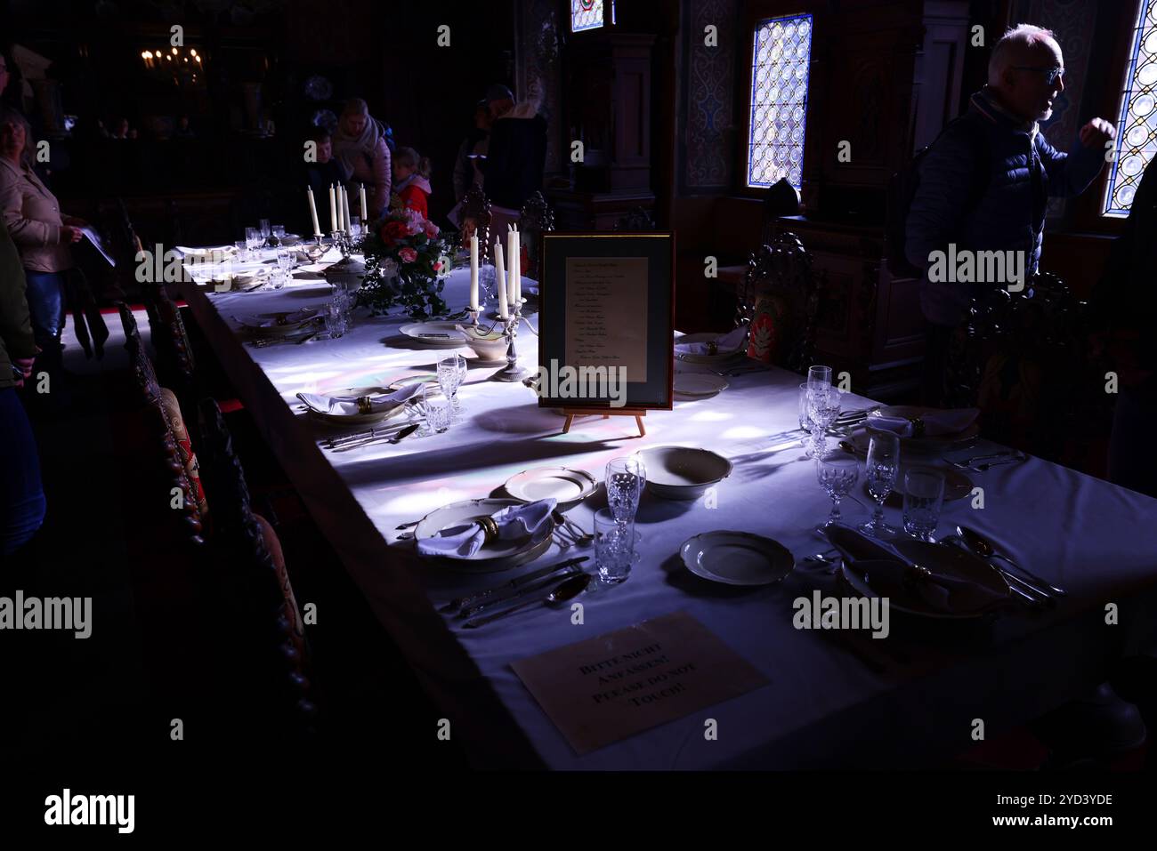 Burg, Schloss, Mittelalter, Reichsburg, Cochem, Rheinland Pfalz, Deutschland, Mosel, Die Reichsburg ist ein Märchenschloss Foto Stock