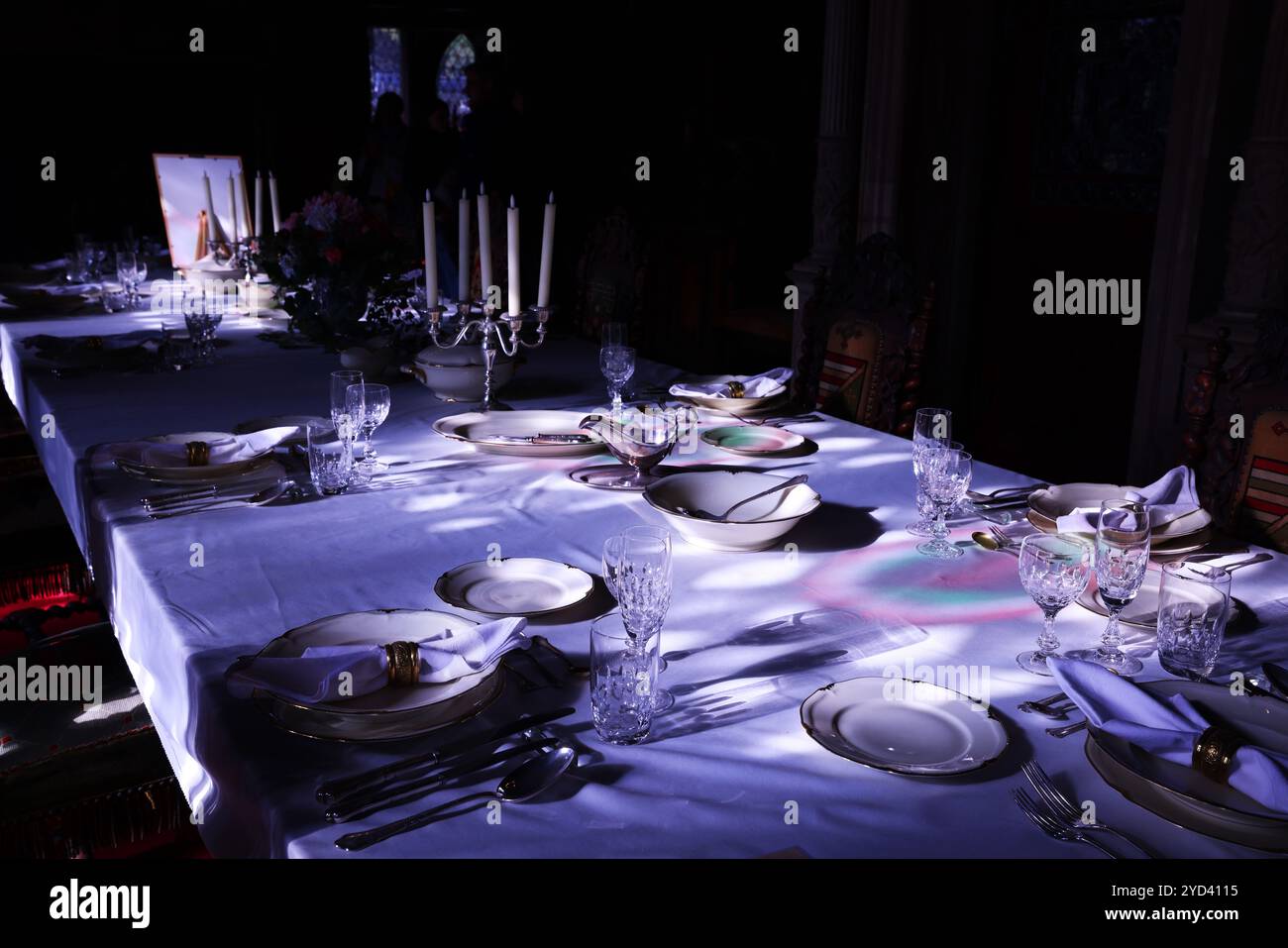 Burg, Schloss, Mittelalter, Reichsburg, Cochem, Rheinland Pfalz, Deutschland, Mosel, Die Reichsburg ist ein Märchenschloss Foto Stock