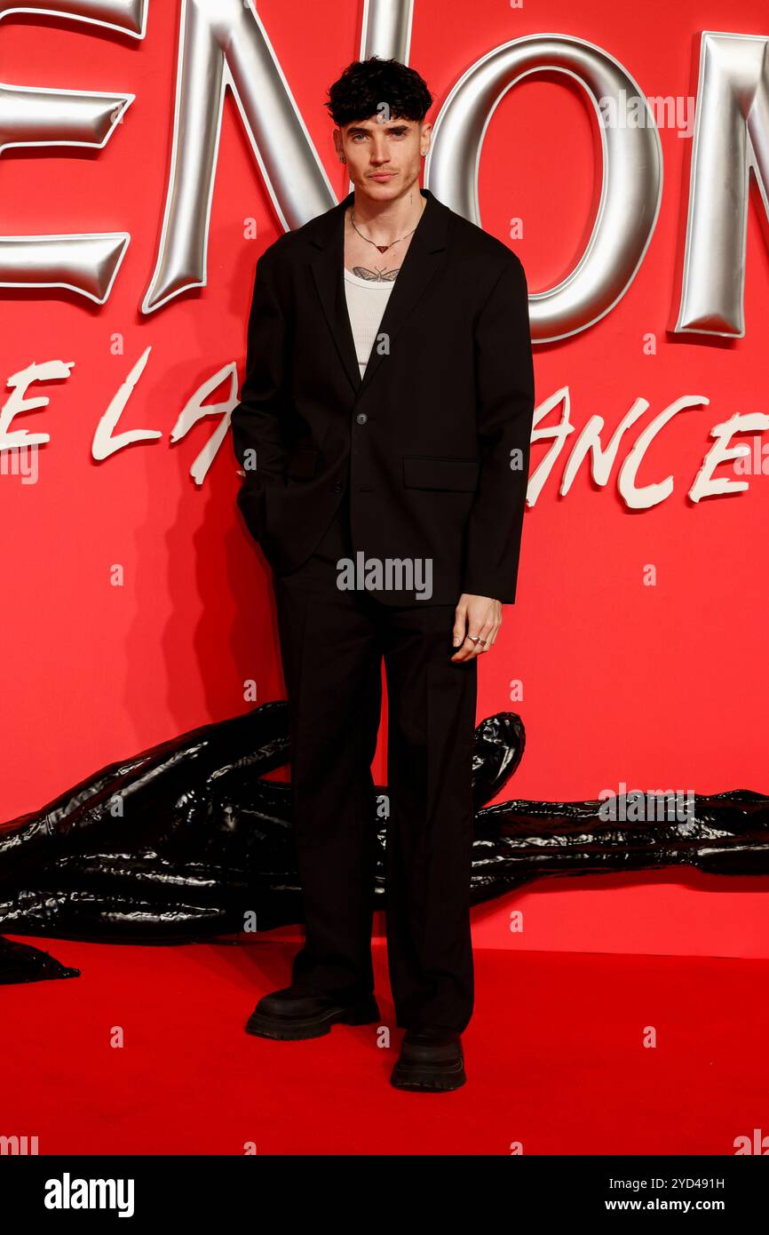 Londra, Regno Unito. 23 ottobre 2024. CAM Holmes at Venom: The Last Dance UK Premiere al BFI IMAX di Waterloo, Londra, Regno Unito Credit: SOPA Images Limited/Alamy Live News Foto Stock