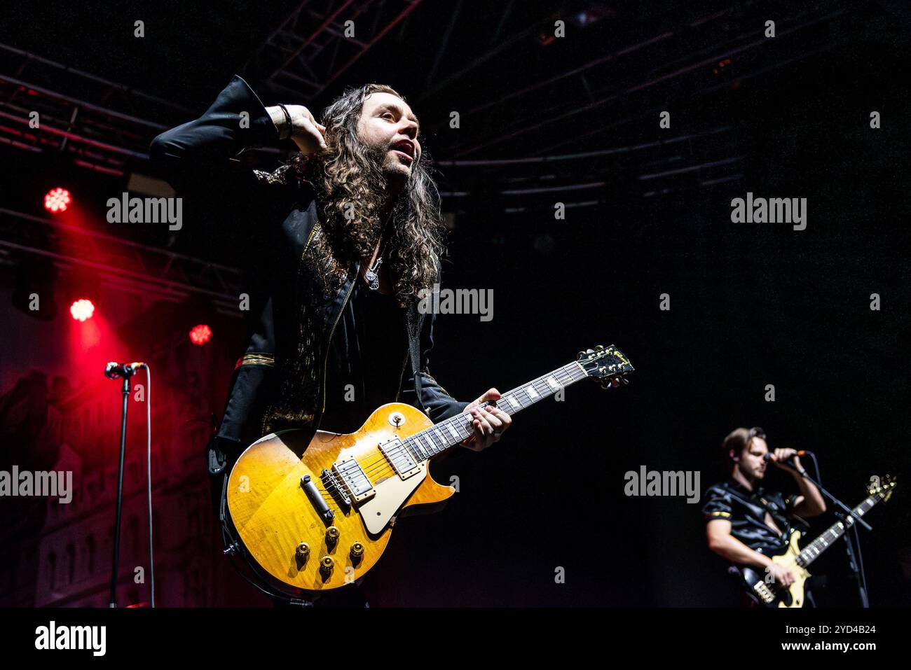 Concerto musicale - The Struts - The Grand Union Tour Adam Slack of the Struts Milano Fabrique Italia Copyright: XMirkoxFava/TSCKx/xLiveMediax LPM 1573633 Foto Stock