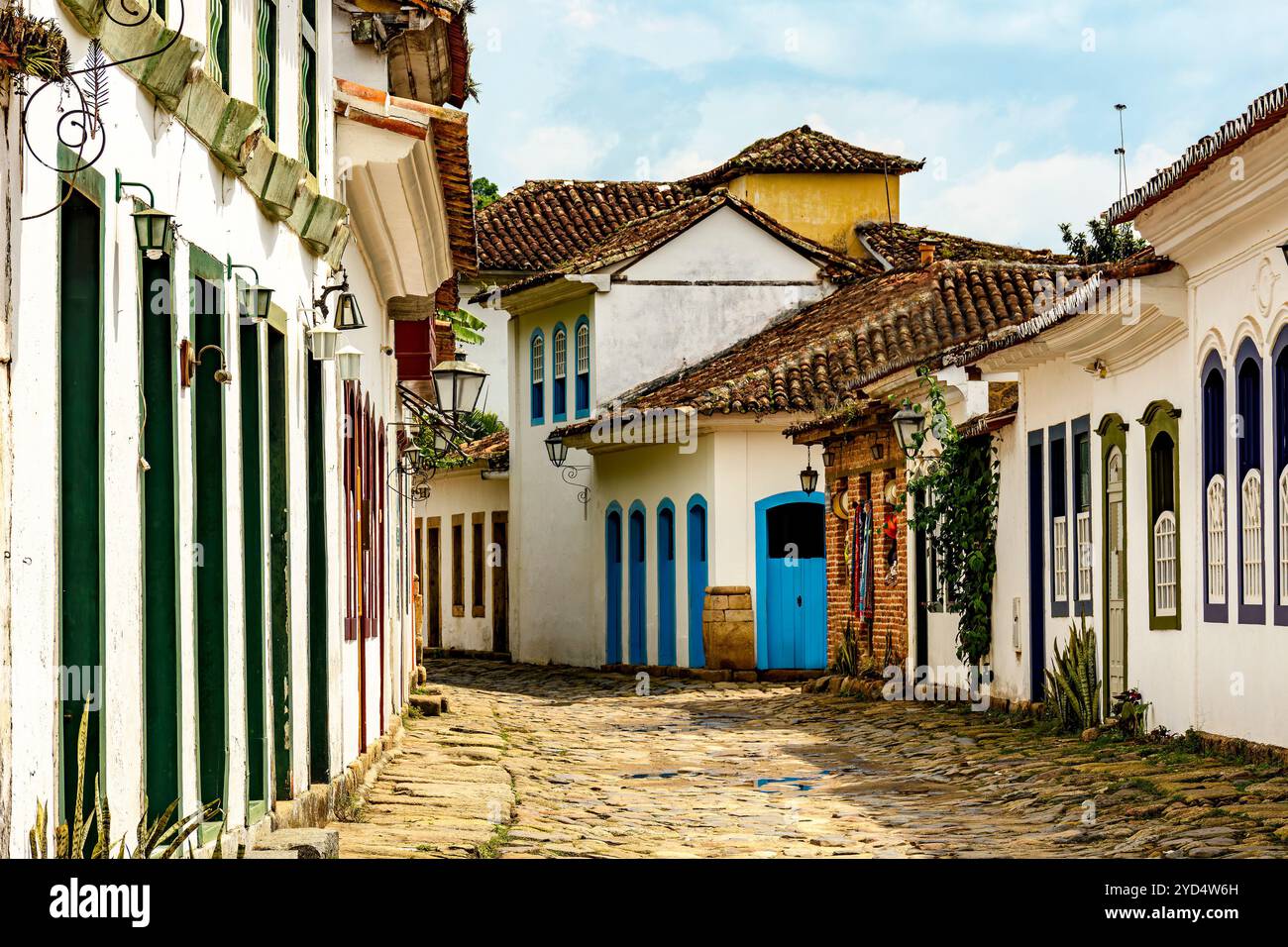 La vecchia strada di Paraty Foto Stock